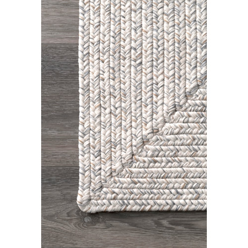 Brambly Cottage Hand Braided Ivory Rug & Reviews Wayfair.co.uk